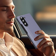 Αναδιπλούμενη θήκη για Samsung Z Fold5 5G, Smart View Wallet, λεβάντας