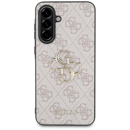 GUESS Θήκη για Samsung Galaxy A56 5G, 4G Big Metal Logo, ροζ