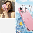 Θήκη για iPhone 16 Plus, Erbord Dropproof, διαφανής + γυαλί