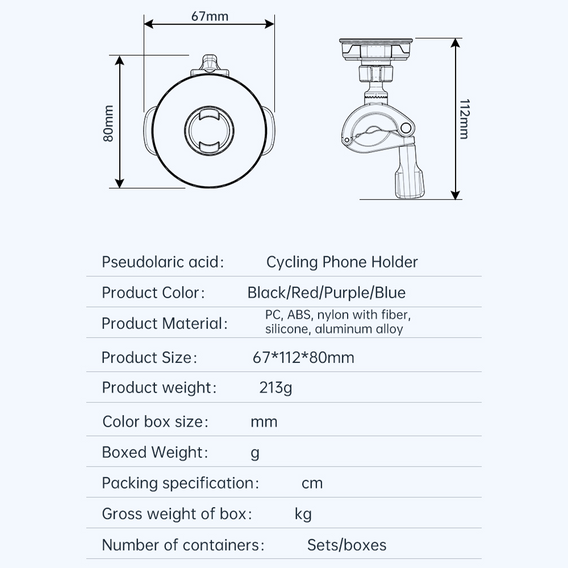 Quick Lock MagSafe mount για ποδήλατο και μοτοσικλέτα για τηλέφωνο
