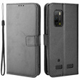 Θήκη με πτερύγιο για Ulefone Armor X10 / X10 Pro, Wallet Smart Magnet Case, μαύρη
