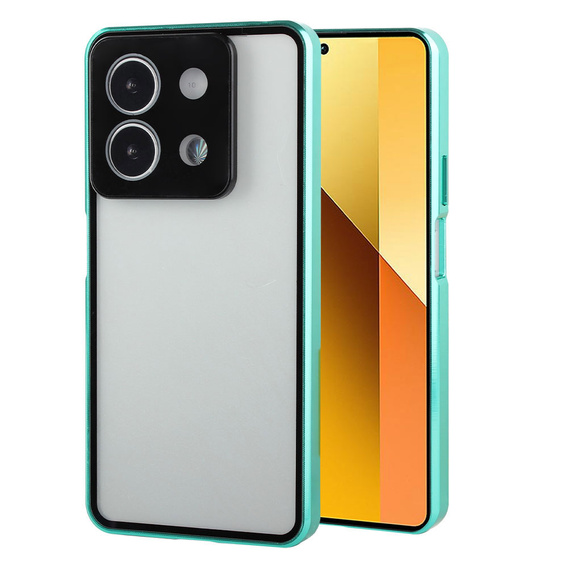 θήκη για το Xiaomi Redmi Note 13 5G, Magnetic Dual Glass, πράσινη
