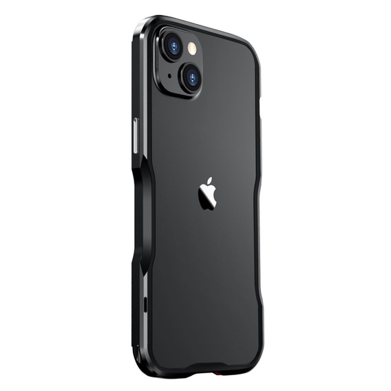 Θήκη LUPHIE για iPhone 14 Plus, Armor Bumper, μαύρη