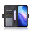 Θήκη με πτερύγιο για Oppo Reno 5 5G, Card Slot, μαύρη
