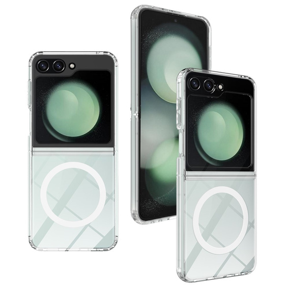 Θήκη για Samsung Galaxy Z Flip7 FE / Z Flip6, Fusion Hybrid, για MagSafe, διαφανής