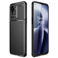 Θήκη για OnePlus Nord 2T 5G, Carbon Gel Case, μαύρη