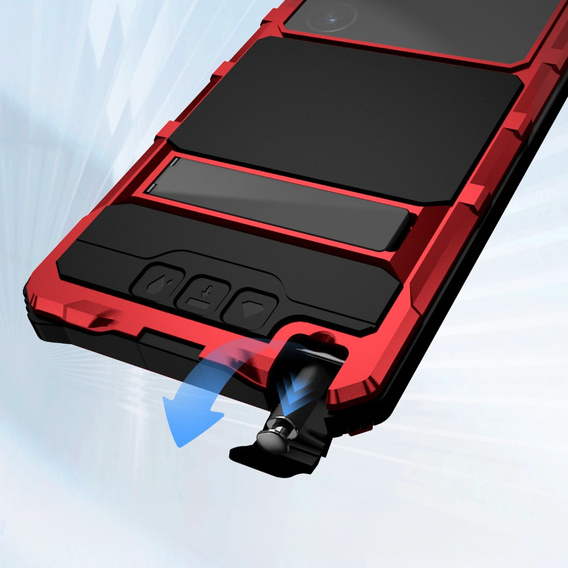 Θωρακισμένη θήκη για Samsung Galaxy S25 Ultra, R-JUST, κόκκινη
