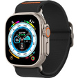 Pasek z Etui SPIGEN do Apple Watch 7 / 8 45mm, Metal Fit Pro, Szary
