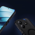 Θήκη για Xiaomi Redmi Note 14 5G, για MagSafe, ERBORD Μatt Case, μαύρη + Γυαλί οθόνης