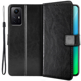 Θήκη με πτερύγιο για Xiaomi Redmi Note 12S, Wallet, μαύρη