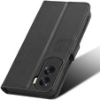 Θήκη με πτερύγιο για Honor 90 Lite 5G, Wallet Smart Magnet, μαύρη