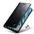 θήκη CASEME για Samsung Galaxy S21 FE, Waxy Textured, μαύρη