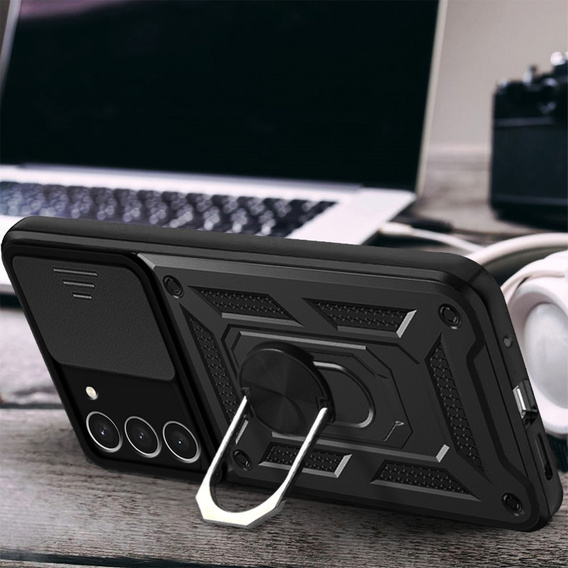 Θήκη για Samsung Galaxy S23 Plus, CamShield Slide, μαύρο