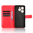 Θήκη με πτερύγιο για Infinix Hot 40i, Crazy Horse Wallet, κόκκινη