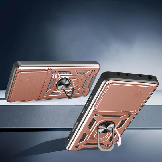 Θήκη για Honor 400 Lite, CamShield Slide, ροζ