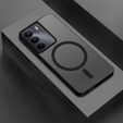 Θήκη για Realme 14X / Realme C75, για MagSafe, ERBORD Μatt Case, μαύρη