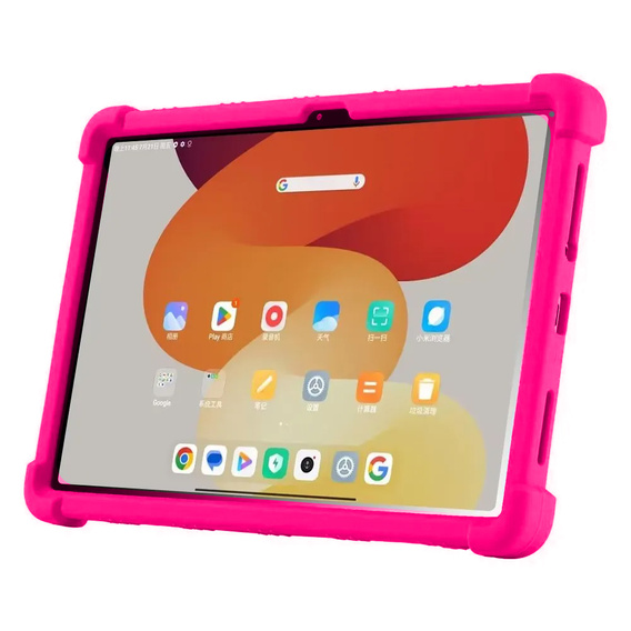Θήκη σιλικόνης για Xiaomi Redmi Pad SE 11", Impact, θωρακισμένη, ροζ