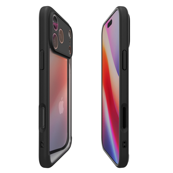 Υβριδική θήκη Spigen Ultra Hybrid για iPhone 17 Pro, Μαύρο ματ