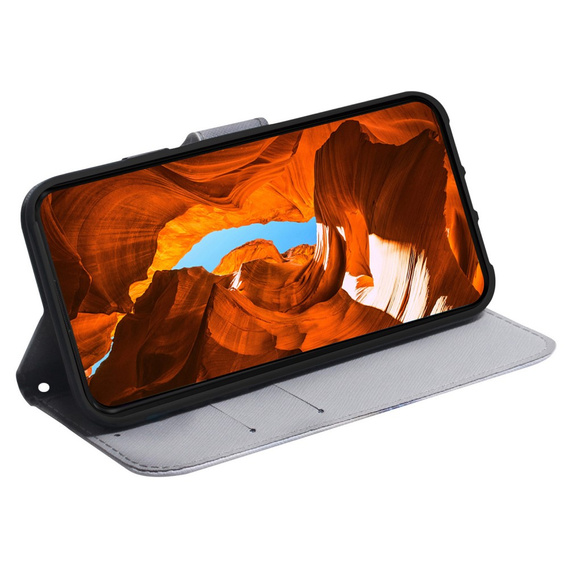 Θήκη με πτερύγιο για Infinix Hot 40i, Wallet, Sakura μπλε