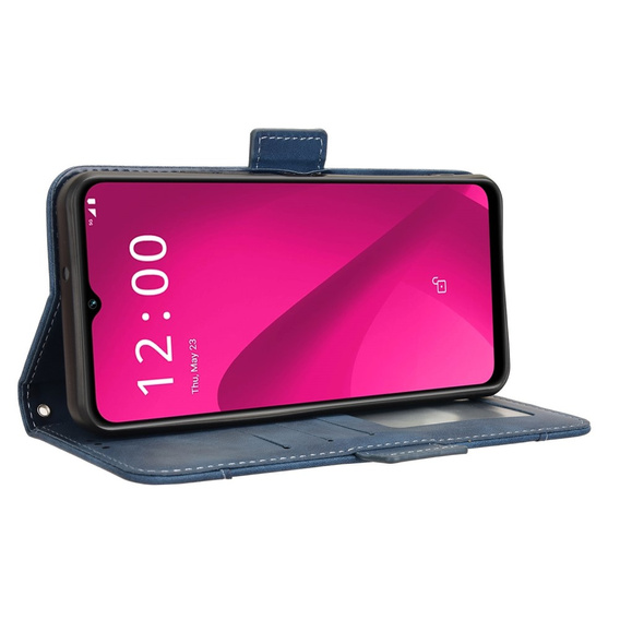 Θήκη με πτερύγιο για T Phone 2 5G, Card Slot, σκούρο μπλε