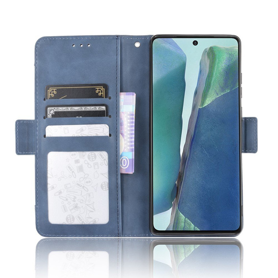 Θήκη με πτερύγιο για Samsung Galaxy S20 FE, Card Slot, μπλε