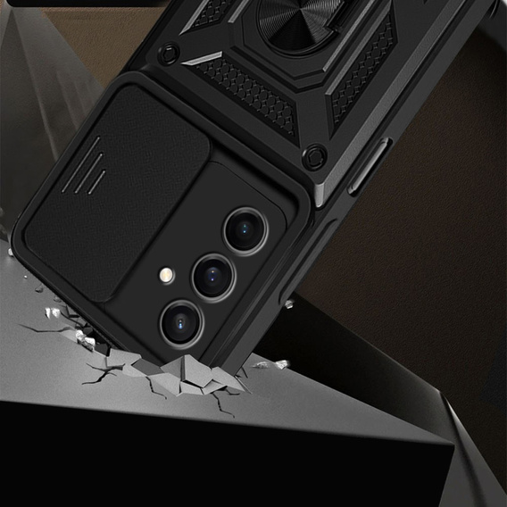 Θήκη για Samsung Galaxy S23 FE, CamShield Slide, μαύρο