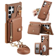 Θήκη για Samsung Galaxy S25 Ultra, GKK Leather, μαύρη