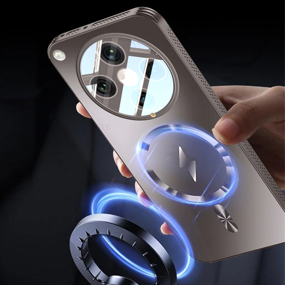 Θήκη για Oppo Find X8 Pro, MagSafe, ασημί