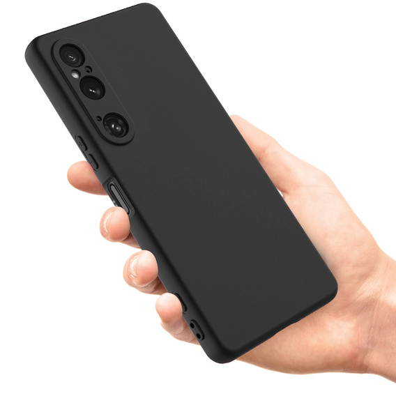 Λεπτή θήκη για Sony Xperia 1 VI, Slim, μαύρη