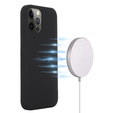 Θήκη για iPhone 13 Pro, Silicone MagSafe, μαύρη