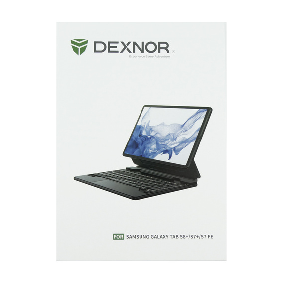 Θήκη πληκτρολογίου για Samsung Galaxy Tab S10+/S9 FE+ Plus/S9+/ S8+/ S7+/ S7 FE, Dexnor Magnetic Keyboard Touchpad, μαύρη