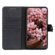 KHAZNEH θήκη RFID για Motorola G85 5G, Litchi Texture, μαύρη