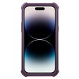 Θωρακισμένη θήκη για iPhone 14 Pro Max, Dexnor Full Body, μωβ