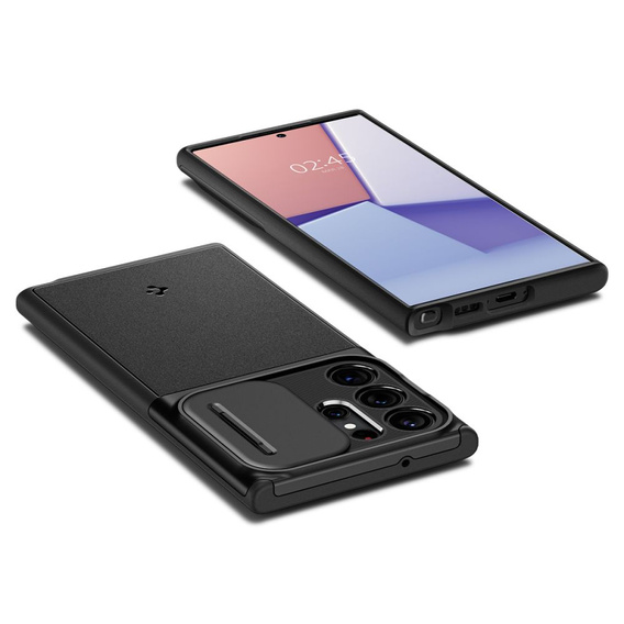 Spigen Optik Armor μαύρη θήκη για Samsung Galaxy S23 Ultra