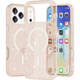 Θήκη για iPhone 17 Pro Max, για MagSafe, με λάμψη - ημιδιαφανές χρυσό