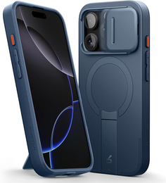 Θήκη για iPhone 16 Pro, Suritch Shockproof, για MagSafe, σκούρο μπλε