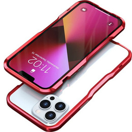 Θήκη LUPHIE για iPhone 13 Pro Max, Armor Bumper, κόκκινη