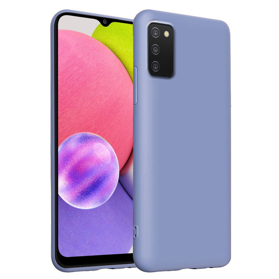 Θήκη για Samsung Galaxy A03S, Silicone Lite, μπλε