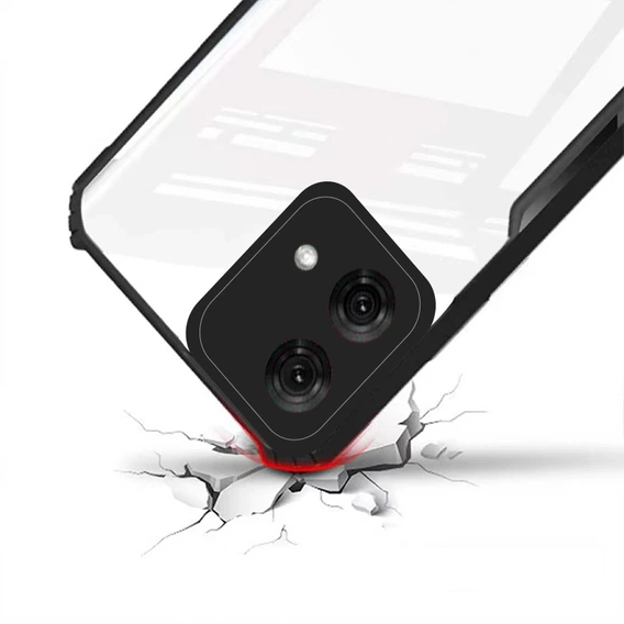 Θήκη για Motorola Moto G84, AntiDrop Hybrid, μαύρη