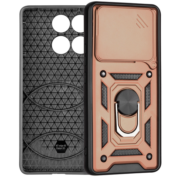Θήκη για Motorola Edge 60 / 60 Fusion, CamShield Slide, ροζ