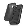 Θήκη για iPhone 13 Pro, R-JUST CamShield Slide, θωρακισμένη, μαύρη
