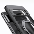 Θήκη για το Google Pixel 8A, Fusion Hybrid Kickstand, για MagSafe, διαφανής