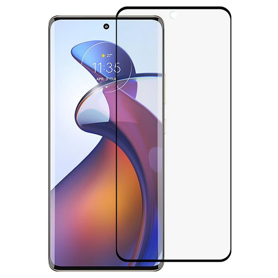 Μετριασμένο γυαλί 3D για Motorola Edge 30 Fusion, μαύρη