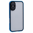 θήκη για το iPhone 16, Magnetic Dual Glass, μπλε