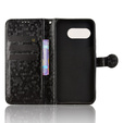 θήκη πτερύγιο για T Phone 3 5G, Wallet Rhombus, μαύρη