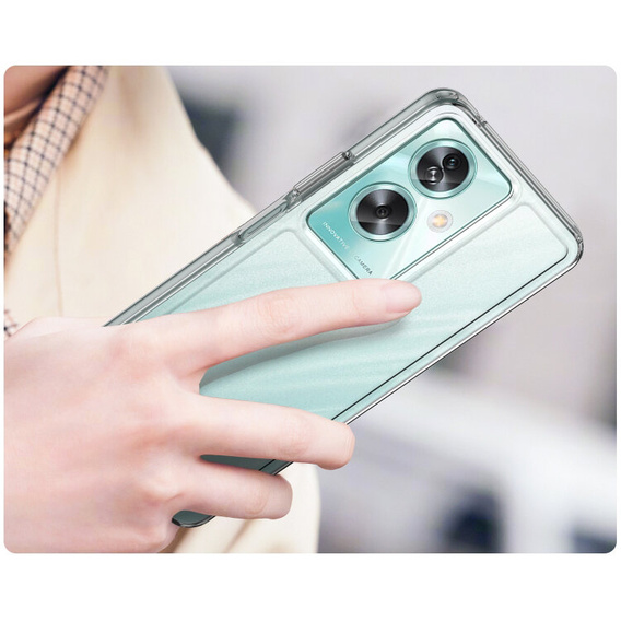 Θήκη για Oppo A79 5G, Fusion Hybrid, διαφανής