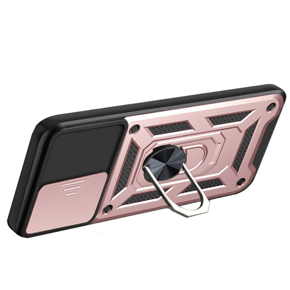 Θήκη για Samsung Galaxy S22 5G, CamShield Slide, ροζ rose gold
