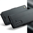 CASEME flip case για Samsung Galaxy Z Fold6 5G, Litchi Wallet, μαύρη