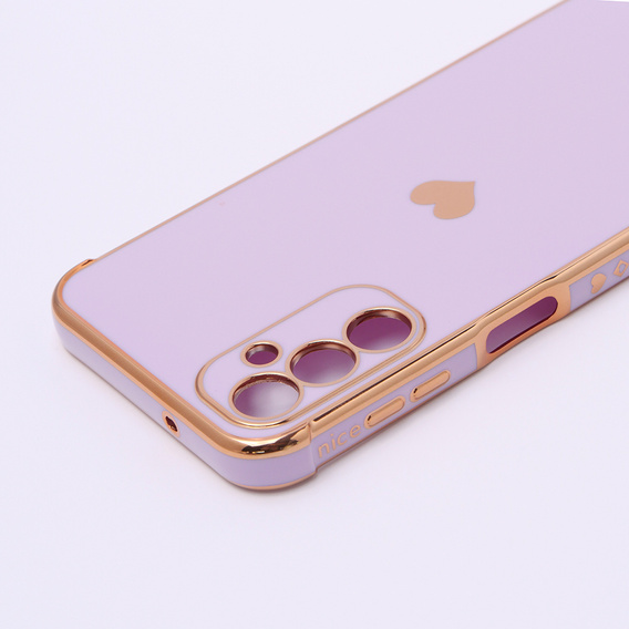 Θήκη για Samsung Galaxy A14 4G/5G, Electro heart, μωβ