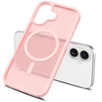 Θήκη Matt για iPhone 17, για MagSafe, ημιδιαφανές ροζ
